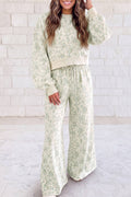 Floral Print Sweat Set