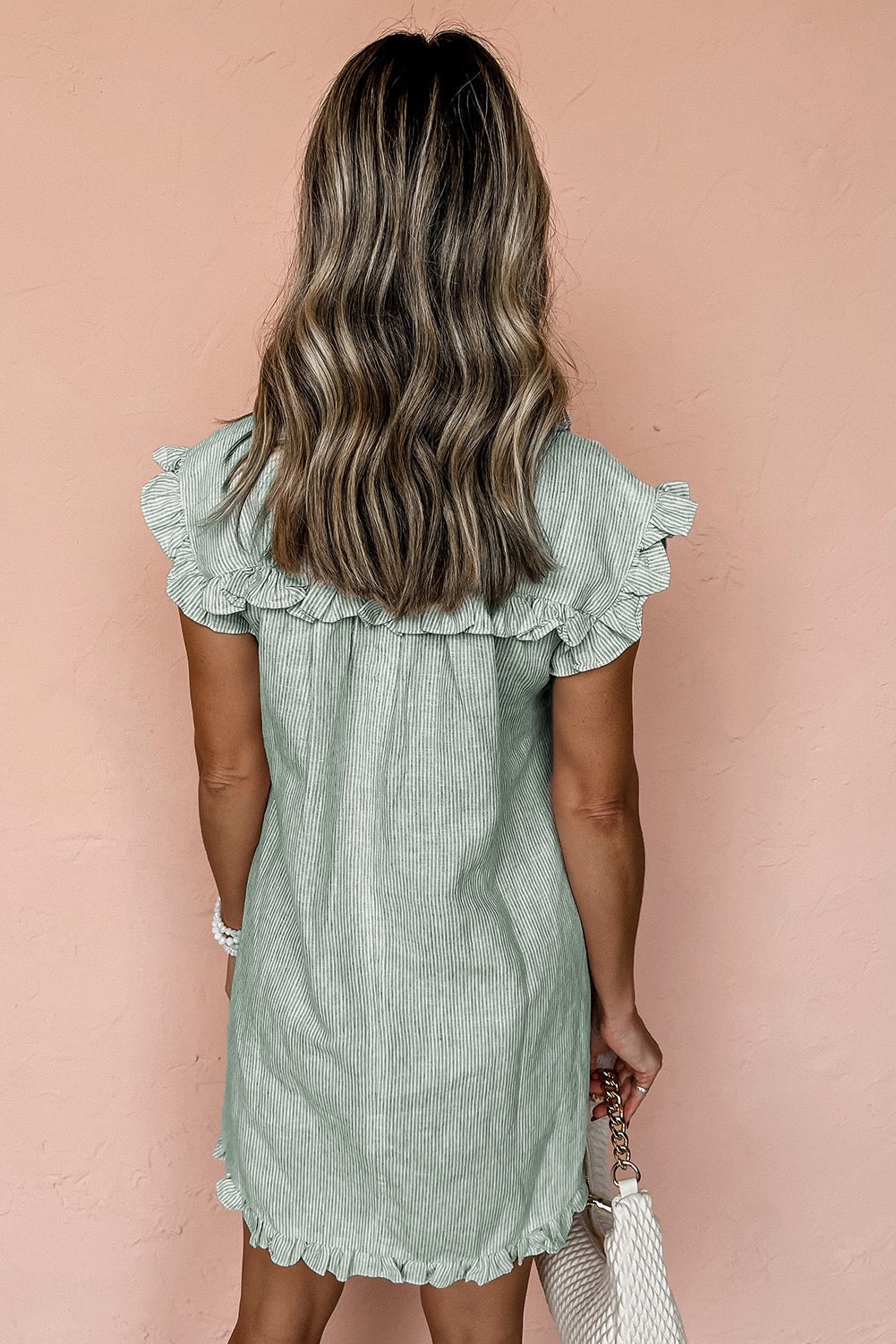 Green Stripe Dress