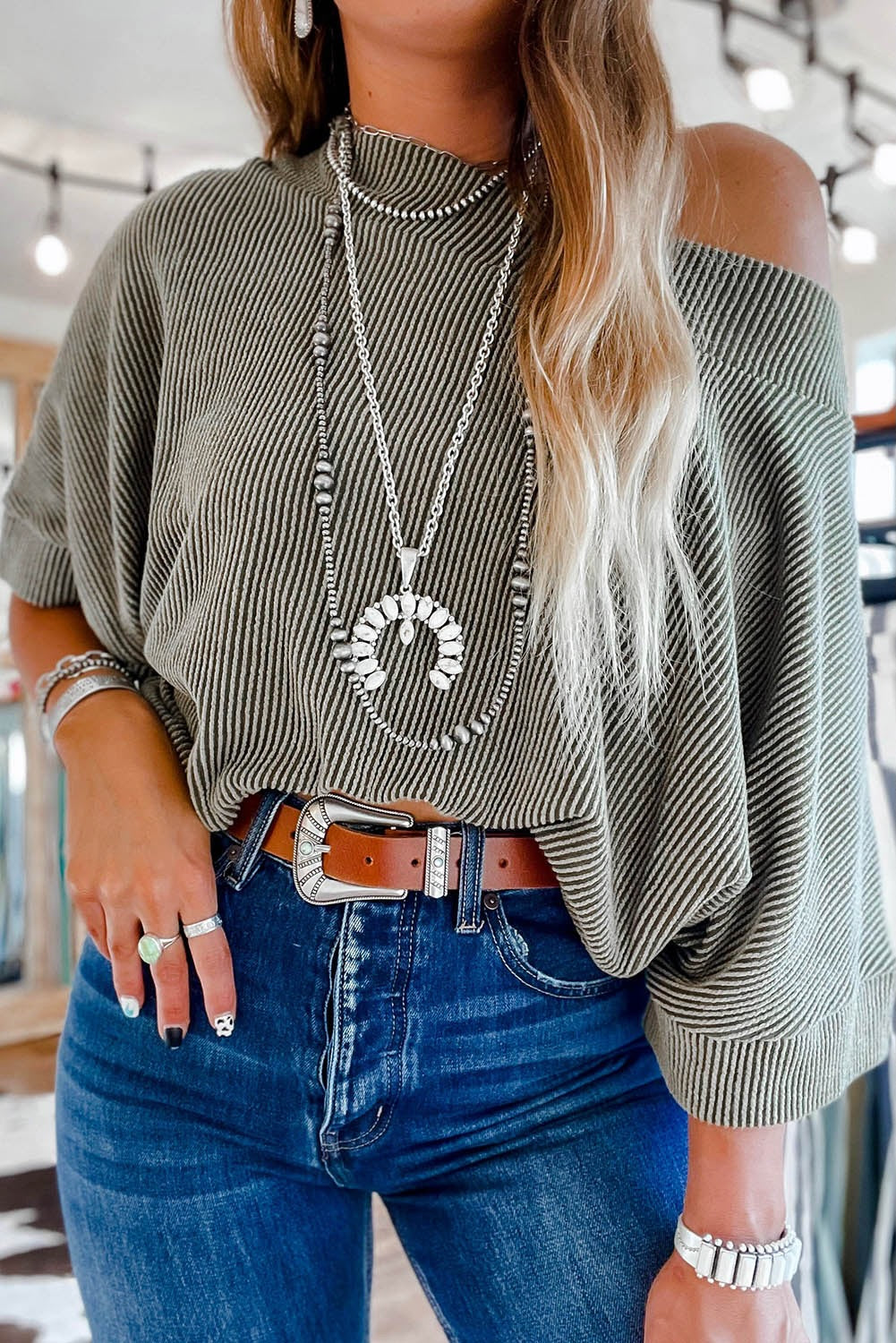 Ribbed Knit Top