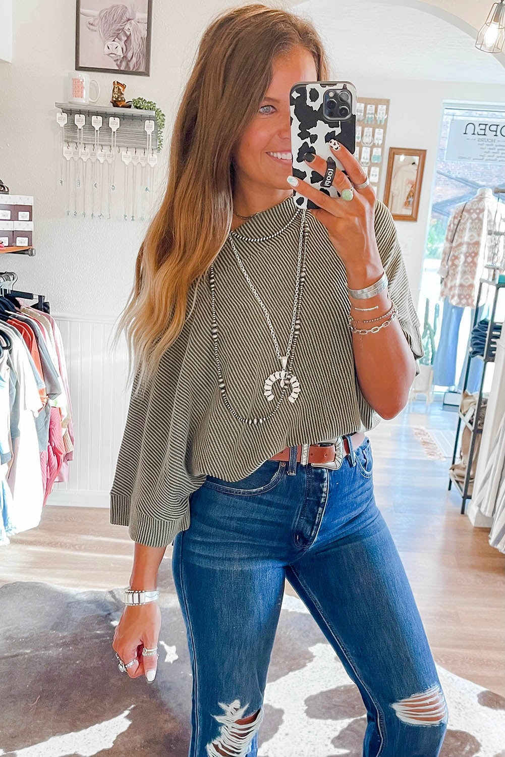 Ribbed Knit Top